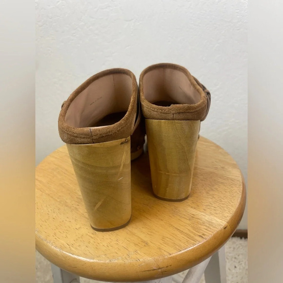 NWOB Veronica Beard Dacey Suede Clog Size 9 - Picture 8 of 10